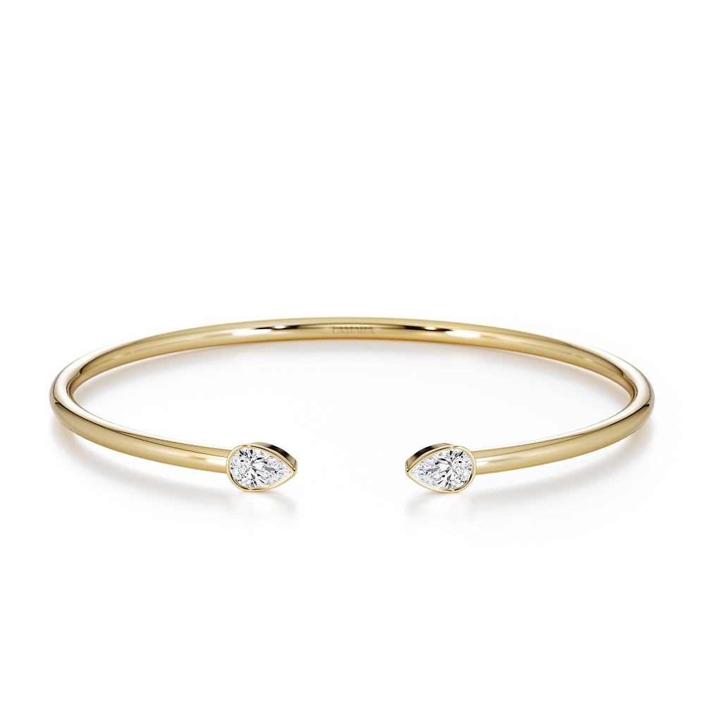 צמיד יהלומים עגולים