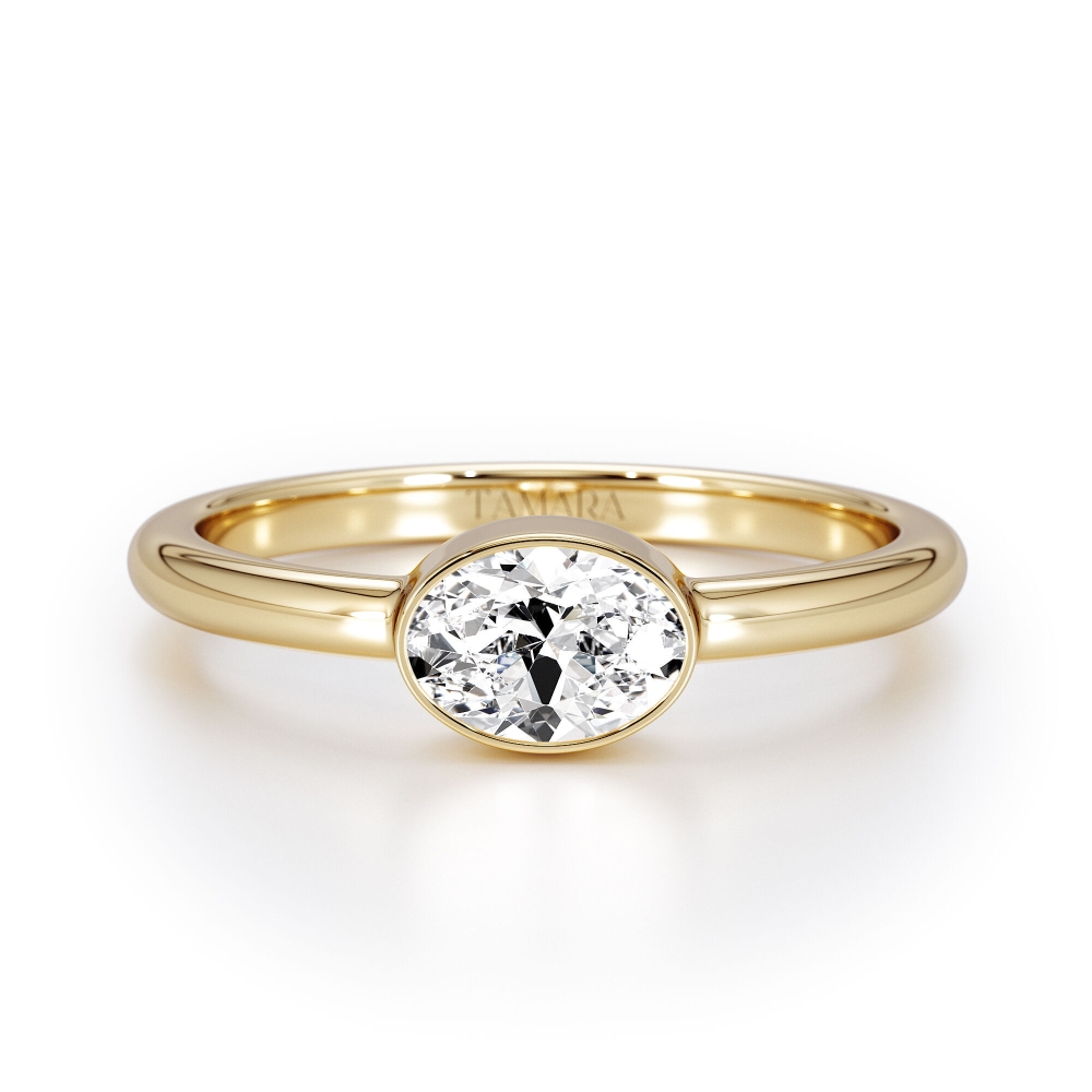 טבעת אובל בכוס