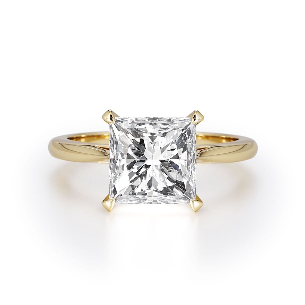 טבעת סוליטר פרינסס